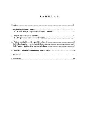 Načela bankarskog poslovanja