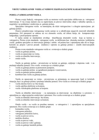 Vozila za gašenje požara penom