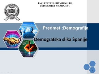 Demografska slika Španije