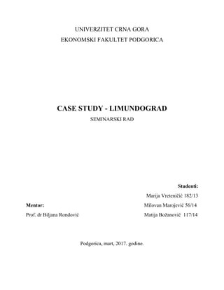 Case study-Limundograd