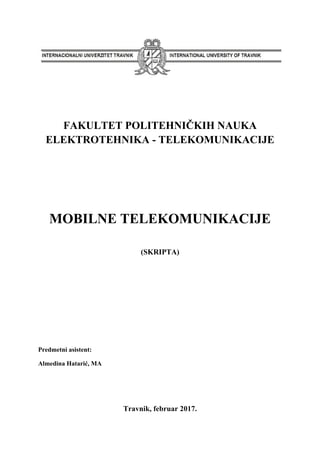 Mobilne telekomunikacije