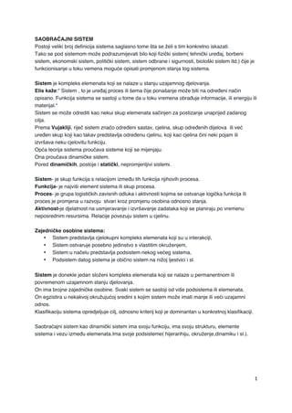 Osnove u saobraćaju i komunikacijama ( I parcijala )