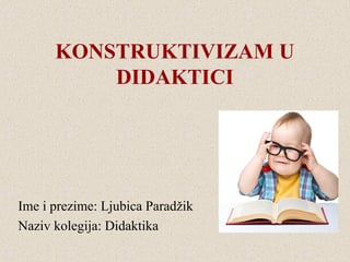 Konstruktivizam u didaktici