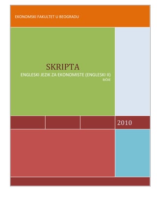 Engleski jezik za ekonomiste