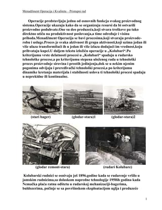 Menadžment operacija i kvaliteta