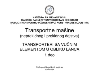 Lančani transporteri