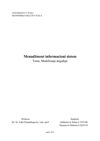 Modeliranje događaja