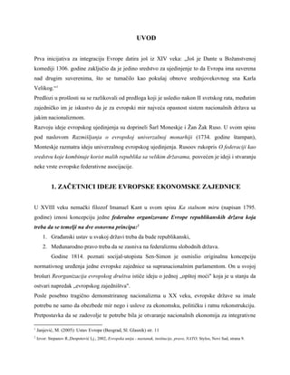 Evropske ekonomske integracije