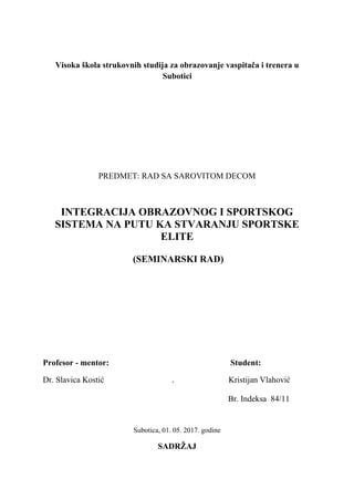 Rad sa darovitom decom