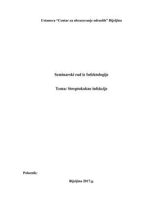 Streptokokne infekcije