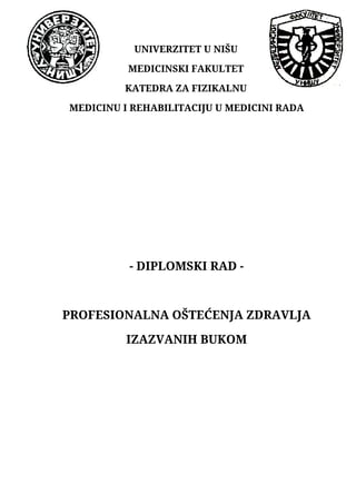 Profesionalna oštećenja zdravlja izazvanih bukom
