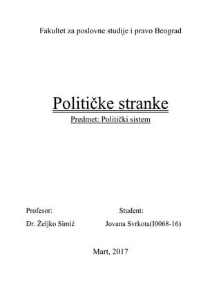 Političke stranke