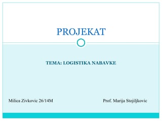 Logistika nabavke