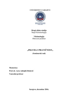 Pravda i pravičnost