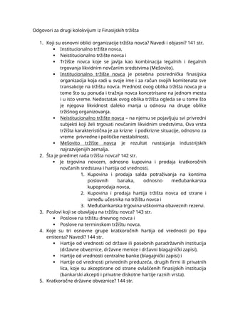 Finansijska tržišta