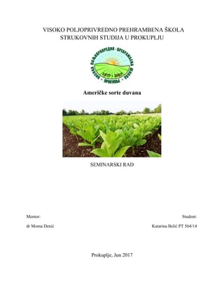 Američke sorte duvana