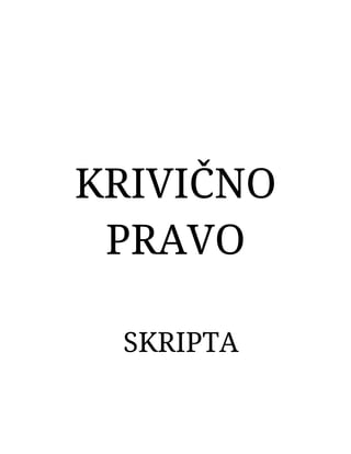 Krivično pravo