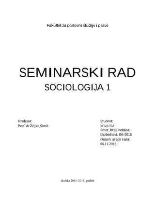 Problem nasilja na sportskim priredbama