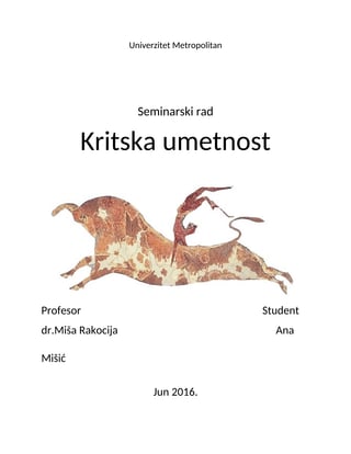 Kritska umetnost