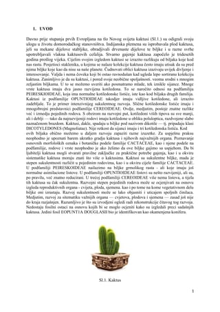 Osnove morfologije, uzgoja i razmnožavanja kaktusa