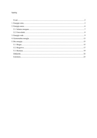 Obnovljivi izvori energije