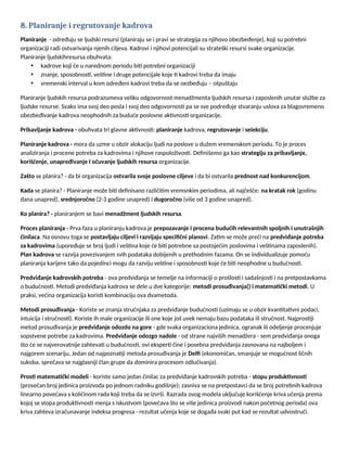 Regrutovanje i selekcija kadrova