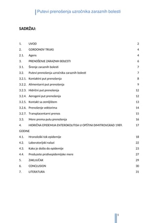 Putevi prenošenja uzročnika zaraznih bolesti