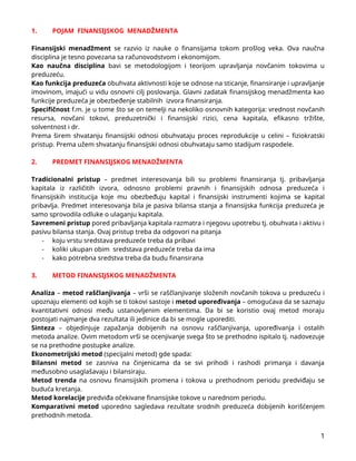 Finansijski menadžment