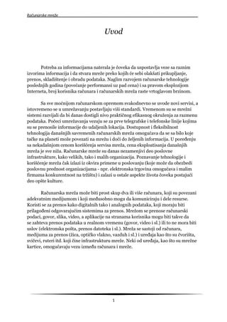 Značaj topologije i hardverske komponente računarskih mreža