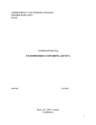 Konvencije o pravima deteta