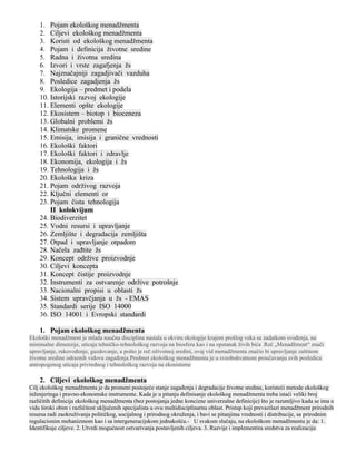 Ekološki menadžment