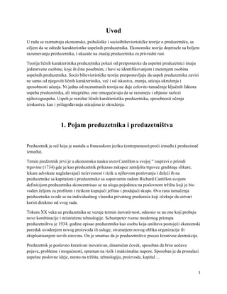 Pojam preduzetništva