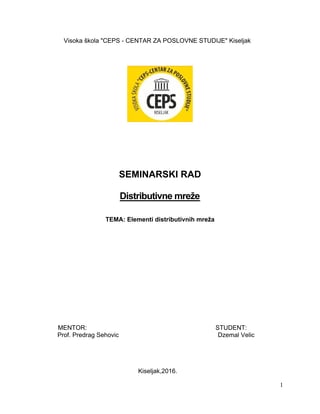 Elementi ditributivnih mreža