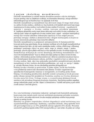 Ekološki menadžment