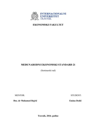 Međunarodni ekonomski standard 21