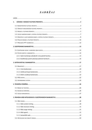 Platni promet i eletronsko bankarstvo