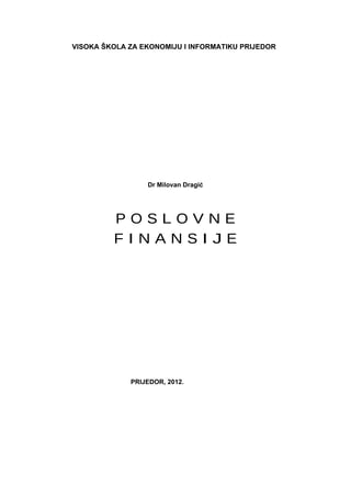 Poslovne finansije