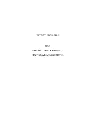 Naučno-tehnička revolucija