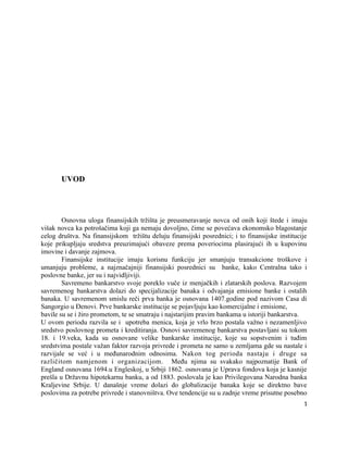 Uvod u savremeno bankarstvo