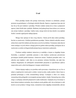 Postporođaj i postporođajna depresija