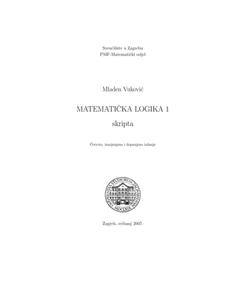 Matematička logika 1