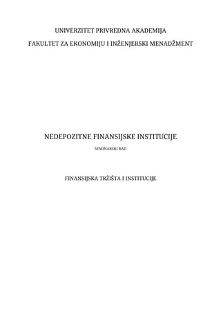 Finansijska tržista