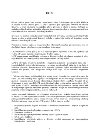 Održivi ekološki razvoj opštine Kladovo