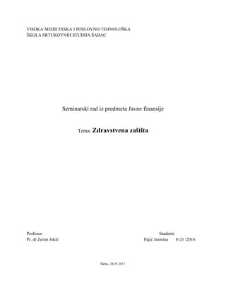 Zdravstvena zaštita