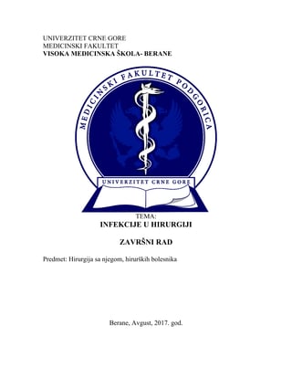 Infekcije u hirurgiji