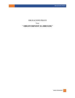 Odgovornost za drugog