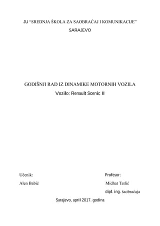 Dinamika motornih vozila