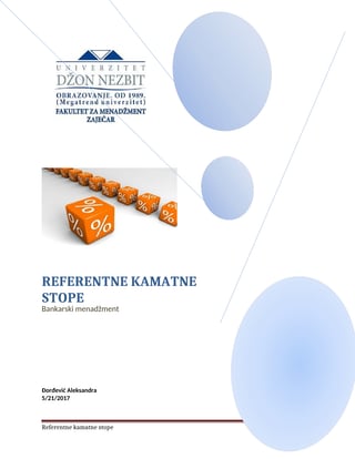 Referentne kamatne stope