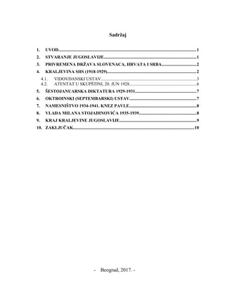 Prva Jugoslovenska država