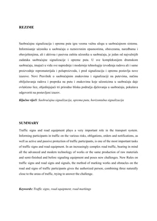 Horizontalna signalizacija